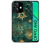 Coque noire pour oppo a40 lune astro