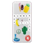 Coque nokia 3. 1 2018 scrabble summer chill cactus ananas tropical relax