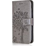Coque pour nokia 3. 2, etui en cuir pu portefeuille, antichoc flip case housse retro emboss serie de ...