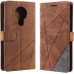 Coque pour nokia 3. 4 / nokia 5. 4, rabat portefeuille de protection cuir pu etui, slim silicone tpu ...