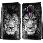 Coque pour nokia 5. 4, etui en cuir pu portefeuille housse coque avec 360 degres silicone antichoc protection ...
