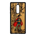 Coque pour nokia 5 en bois silicone super breton comics drole humour heros etui dessin comique fr�ne ...