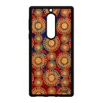 Coque pour nokia 5 bois silicone motif floral personnalisé noir portable frêne a Coque pour nokia 5 bois silicone motif floral personnalisé noir portable frêne a