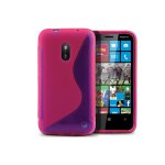 Coque nokia lumia 620 silicone grip - rose Coque nokia lumia 620 silicone grip - rose