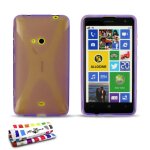 Coque nokia lumia 625 le x violet silicone souple (tpu) Coque nokia lumia 625 le x violet silicone souple (tpu)
