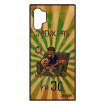 Coque pour note 10 + plus en bois silicone j'peux pas y'a jo je sport athletisme etui drole bumper texte ...