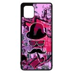 Coque note 10 lite silicone monsieur moustache tpu chapeau melon pipe vintage cover portable lunette ...