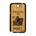 Coque note 2 bois silicone j'peux pas y'a basketball drole noir comique cover basket bande dessin�e je ...