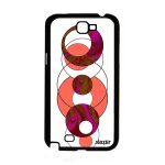 Coque note 2 silicone marbre geometrique original de protection texture granite personnalis� matiere ...
