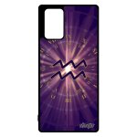 Coque note 20 en silicone signe verseau portable femme galaxie etoiles univers de protection telephone ...