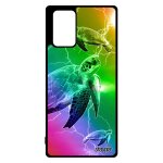 Coque note 20 silicone tortue etui telephone dessin animal luth ocean personnalis jaune portable design ...