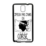 Coque pour note 3 silicone j'peux pas j'vais en corse corsica smartphone case humour foot cover drapeau ...