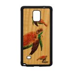Coque note 4 bois silicone tortue marine peinture geante nature tpu ocean jeu. original case portable ...