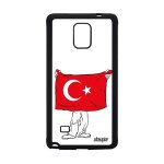 Coque note 4 en silicone drapeau turquie turc euro jo coupe du monde design smartphone jeux olympiques ...