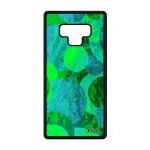 Coque note 9 silicone peinture abstrait original ronds smartphone geometrie art texture motif design ...