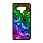 Coque note 9 silicone wax metal design afrique imprim� mobile ethnique housse africain noir vert tissu ...