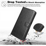 Coque pour oppo a60, case protection housse premium en cuir pu, porte - carte et pochette a monnaie etui, ...
