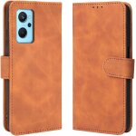Coque pour oppo realme 9i, etui en cuir pu housse de protection antichoc 2 portes carte fermeture magnetique ...