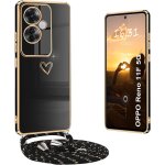 Coque pour oppo reno 11f 5g avec cordon, coque pour oppo reno 11f 5g avec collier housse avec motif coeur ... Coque pour oppo reno 11f 5g avec cordon, coque pour oppo reno 11f 5g avec collier housse avec motif coeur ...