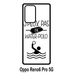 Coque pour oppo reno6 pro 5g - j peux pas j ai water polo 1 - silicone - noir Coque pour oppo reno6 pro 5g - j peux pas j ai water polo 1 - silicone - noir