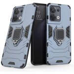 Coque pour oppo reno8, double couche renforc��e d��fense antichoc armure housse etui avec 360 rotation ...