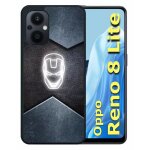 Coque pour oppo reno8 lite - superhero iron the man - silicone - noir