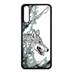 Coque p20 silicone loup ethnique tatouage foret alu telephone animaux art huawei p20