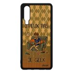 Coque p30 bois silicone j'peux pas je geek jpeux dessin console texte bd humoristique jeux video humour ...