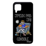 Coque pour p40 lite silicone j'peux pas j'ai console geek play bumper texte noir humoristique mobile ...