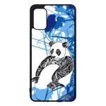 Coque panda samsung a41 silicone fleur de luxe paix bleu animal ethnique unique feuilles portable ours ...