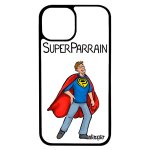 Coque super parrain iphone 13 pro max silicone humour comics de protection personnalis� comique 128 go ...