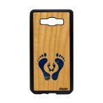 Coque pied pour samsung a5 bois silicone cadeau fete des meres famille de samsung galaxy a5