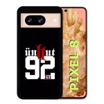 Coque pour pixel 8 - unkut haut de seine 92 - silicone - noir