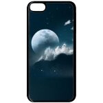 Coque - pleine lune - compatible avec apple ipod touch 6 - plastique - bord noir