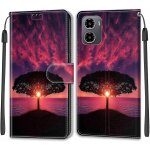 Coque portefeuille motorola moto g05 / e15 - similicuir et tpu, fermeture magnétique, 2 fentes cartes, ... Coque portefeuille motorola moto g05 / e15 - similicuir et tpu, fermeture magnétique, 2 fentes cartes, ...