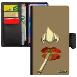 Coque portrait pour galaxy s6 edge portefeuille mobile original smack aimante antichoc levres femme ...