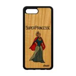 Coque super princesse telephone honor 10 bois silicone humour comics smartphone heros humoristique drole ...