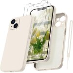 Coque protection cam��ra pour iphone 13 avec 2 pi��ces verre tremp��, housse de protection silicone antichoc ...