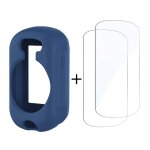Coque de protection d'cran en verre et silicone pour chronomtre gps garmin, couvercle pour garmin edge ...