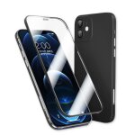 Coque de protection int�grale en verre tremp� pour iphone, etui de luxe, 360 , pour mod�les 13, 12, 11 ...