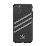 Coque de protection pour iphone 11 pro max originals 3 stripes adidas noir