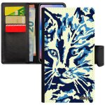 Coque de protection iphone 7 plus chat felin peinture design femme image pochette art antichoc 4g mignon ...