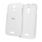 Coque de protection mocca design gel frost blanche pour wiko cink five
