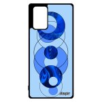 Coque de protection note 20 silicone marbre metal portable geometrique smartphone bleu cover original ...
