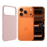 Coque de protection rose souple silicone pour apple iphone 17 pro max 6. 9  - visiodirect -