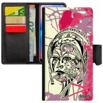 Coque de protection pour samsung a7 2018 portefeuille femme jolie personnalis� tribal ethnique housse ...