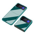 Coque de protection samsung galaxy z flip 3 housse t�l�phone vert pliable anti - empreintes tout compris ...
