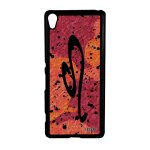 Coque de protection sony xperia xa signe du zodiaque lion univers tache d'encre