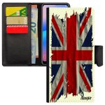 Coque a rabat pour iphone 12 pro max cuir portefeuille drapeau union jack angleterre anglais dessin angleterre ...
