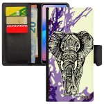 Coque rabat iphone 14 pro max elephant dessin telephone mobile sagesse arbre a clapet ethnique d'afrique ...